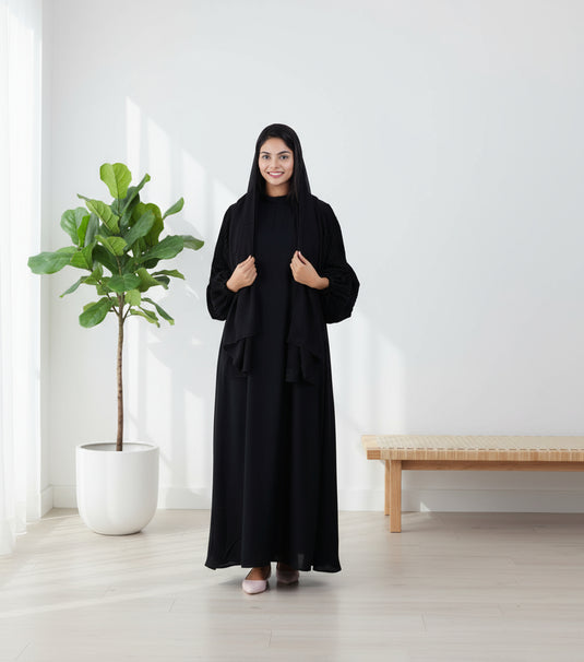 Black Crush Maternity Abaya