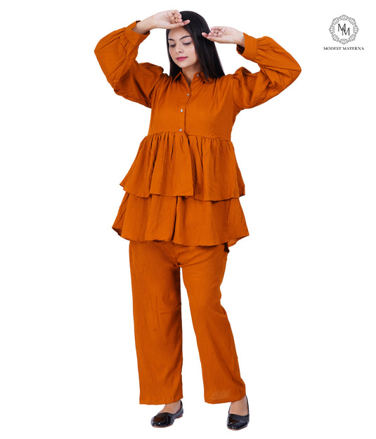Two Tier Maternity Co-Ord Sets