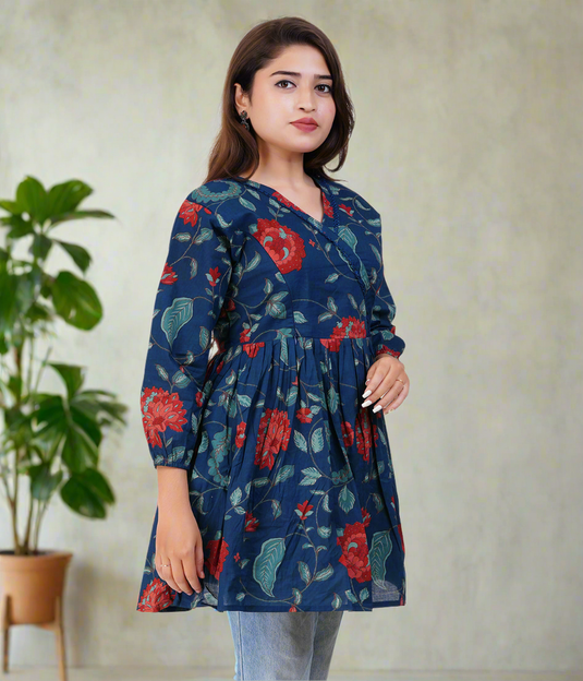 FLORA NEST MATERNITY TUNIC | Nursing & Maternity Tops | Feeding Tops | Peplum Tops
