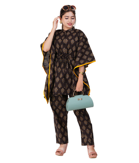 GENTLE GLOW KAFTAN CO-ORD | Nursing & Maternity Kaftan | Feeding Kaftan | Co-ord set