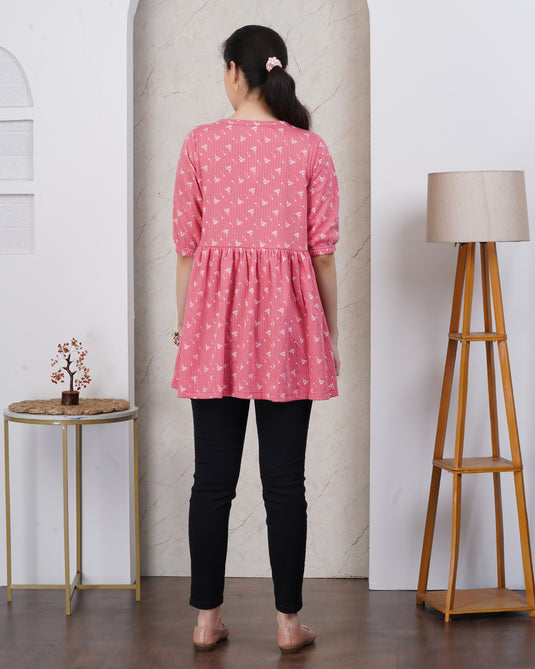 ROSE FERN MATERNITY TUNIC