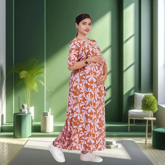 BLUSH CRUSH MAXI DRESS | Maternity & Nursing Dress | Pregnancy & Feeding Dress | Maternity Maxi Dress | Drape Dress