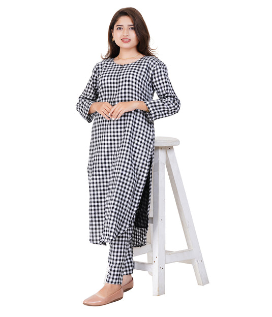 CLASSIC GINGHAM MATERNITY CO-ORD | Maternity & Nursing | Gingham Dress | Plaid Dress