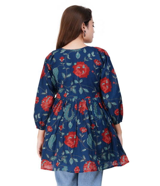 FLORA NEST MATERNITY TUNIC | Nursing & Maternity Tops | Feeding Tops | Peplum Tops