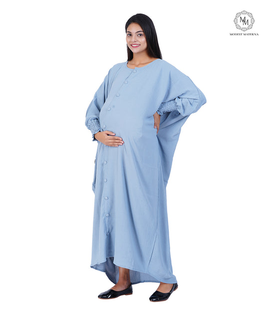 Blue Wave Maternity Kaftan