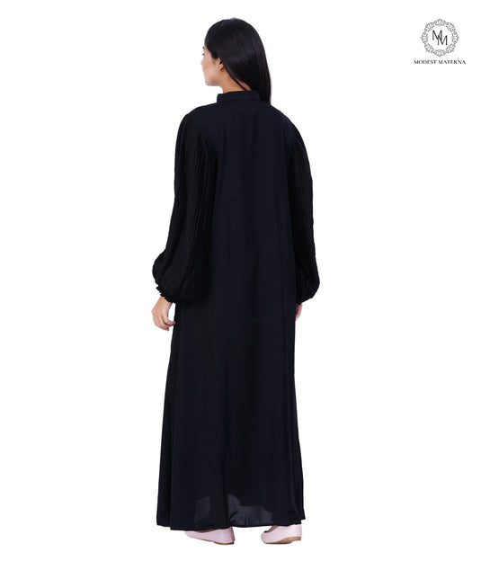 Black Crush Maternity Abaya