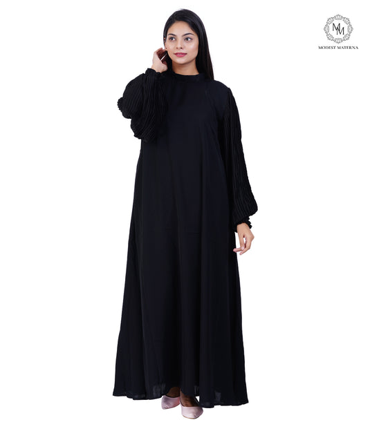 Black Crush Maternity Abaya