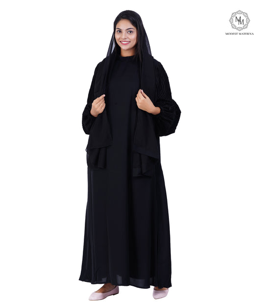 Black Crush Maternity Abaya