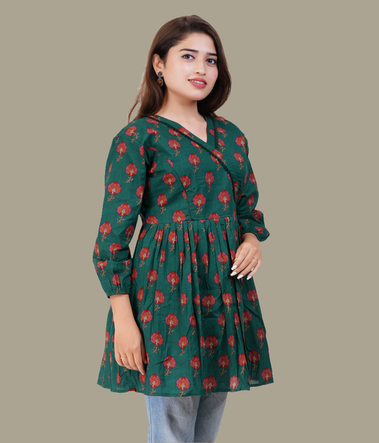FLORA NEST MATERNITY TUNIC | Nursing & Maternity Tops | Feeding Tops | Peplum Tops