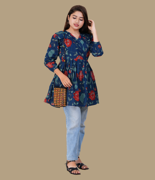 FLORA NEST MATERNITY TUNIC | Nursing & Maternity Tops | Feeding Tops | Peplum Tops