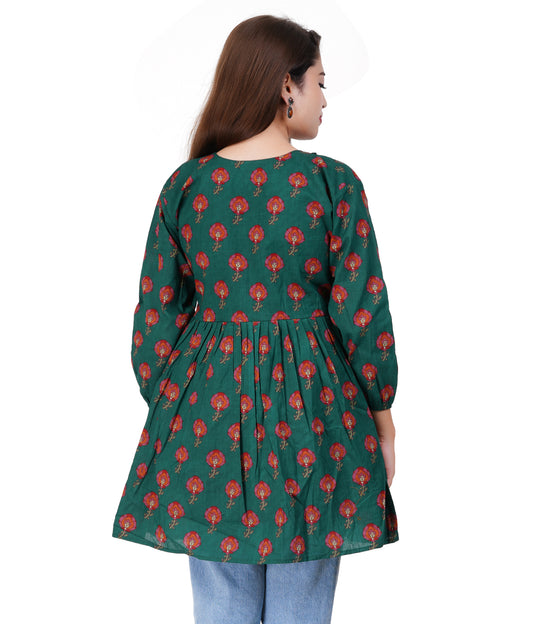 FLORA NEST MATERNITY TUNIC | Nursing & Maternity Tops | Feeding Tops | Peplum Tops