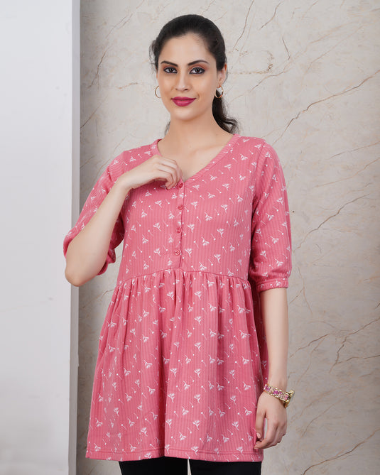 ROSE FERN MATERNITY TUNIC