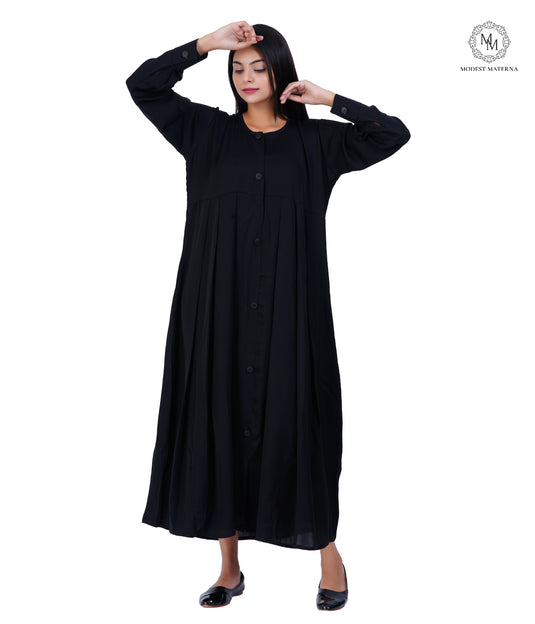 Black BigB Maternity Abaya