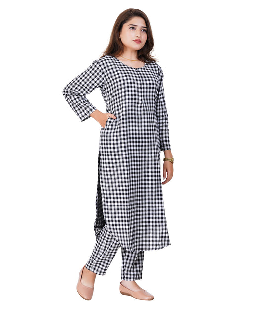 CLASSIC GINGHAM MATERNITY CO-ORD | Maternity & Nursing | Gingham Dress | Plaid Dress