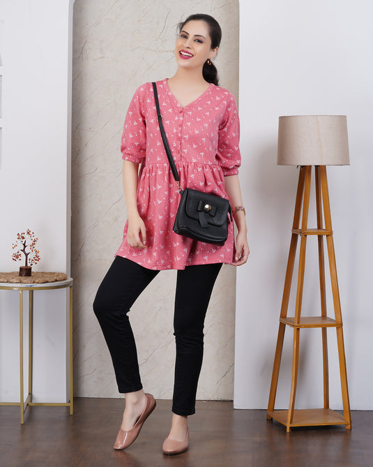 ROSE FERN MATERNITY TUNIC