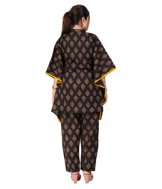 GENTLE GLOW KAFTAN CO-ORD | Nursing & Maternity Kaftan | Feeding Kaftan | Co-ord set
