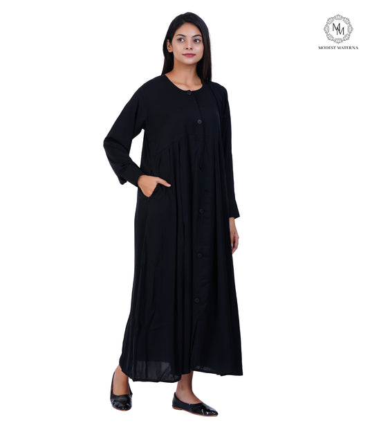 Black BigB Maternity Abaya