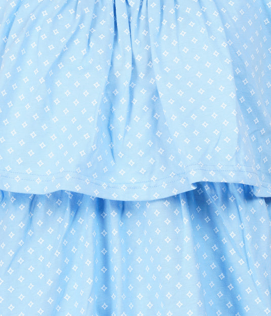 BLUE DIAMONDS LOUNGE CO-ORD | Maternity & Nursing , Pull-up Feeding Set Dress