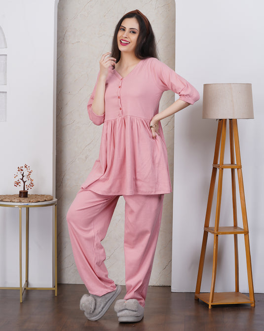 PINK CLOUD MATERNITY CO-ORD